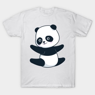 Hug A Panda With Love Animal Costume Graphic T-Shirt